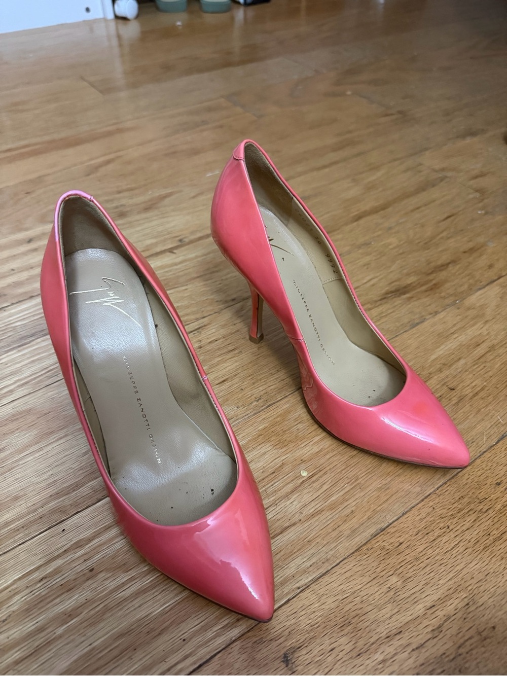 Giuseppe Zanotti Coral Patent Pointed-Toe Pumps - Picture 5 of 6